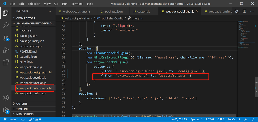 How to add custom JavaScript file into Self-hosted developer portal -  Microsoft Community Hub