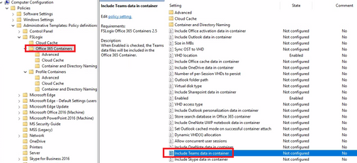 Wvd Fslogix Reduce Profile Container Size Exclude Teams Cache With Redirections Xml Microsoft Tech Community