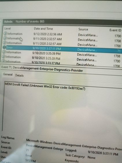 Eventviewer