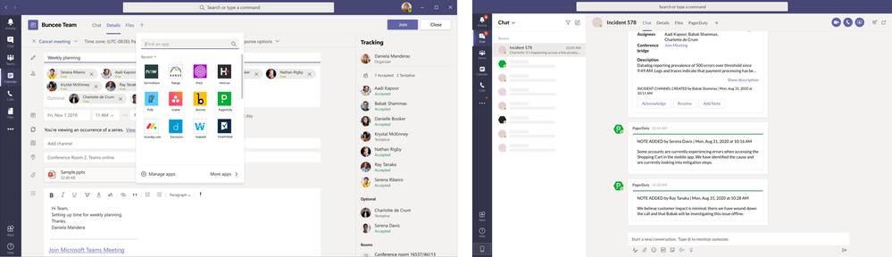 microsoft teams meeting pre and post tab