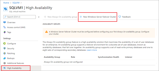 Configure High Availability easily with Azure SQL VM