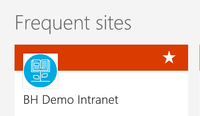 Wrong - white background instead of transparent, PLUS grey frame - Sharepoint Home Page