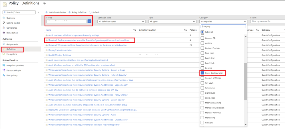 Image 3: Deploy Prerequisites to enable Guest Configuration Policies in VMs