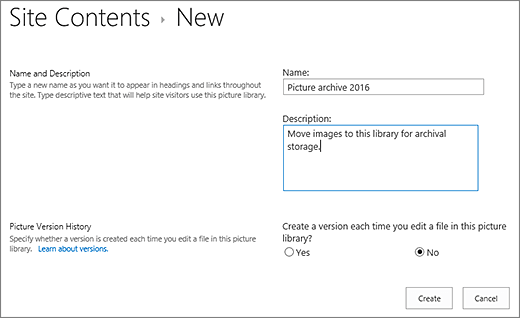 SharePoint Document Library description.png
