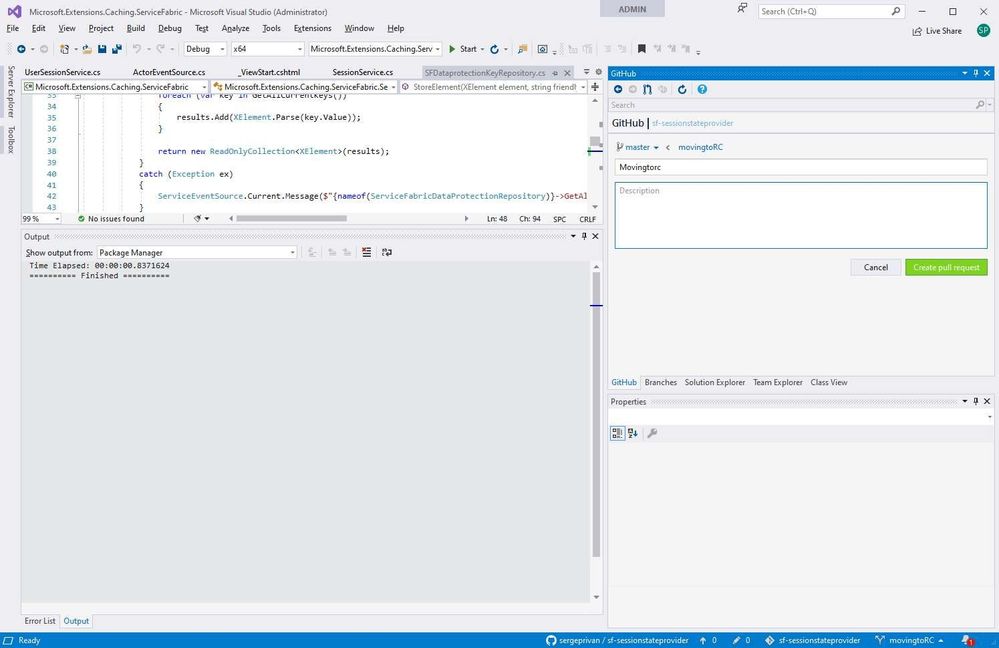Managing a Github Pull Request in The Visual Studio Using Git And Github  Extension - Microsoft Community Hub