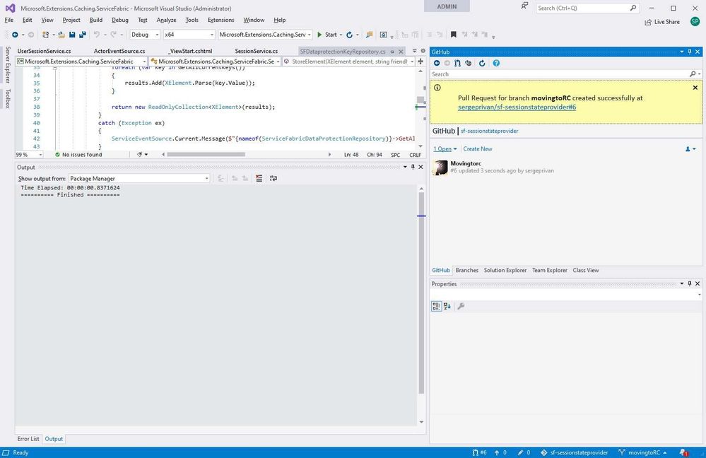 Managing a Github Pull Request in The Visual Studio Using Git And Github  Extension - Microsoft Community Hub