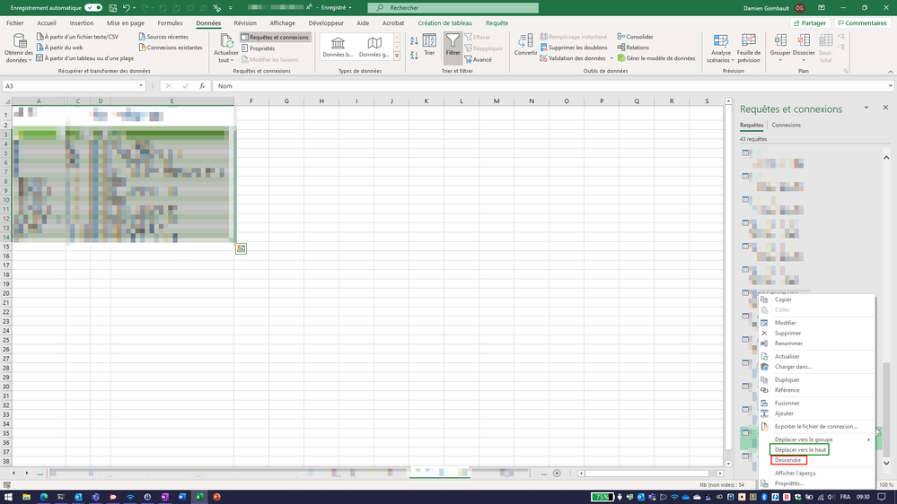 Excel - Suggestion - Request and connections (french version) - Microsoft  Tech Community