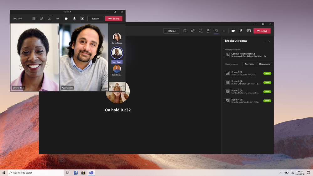 Breakout rooms generally available today in Microsoft Teams - Microsoft  Tech Community