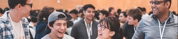 Photo: The Tremor Vision team laughs together at Imagine Cup 2020.