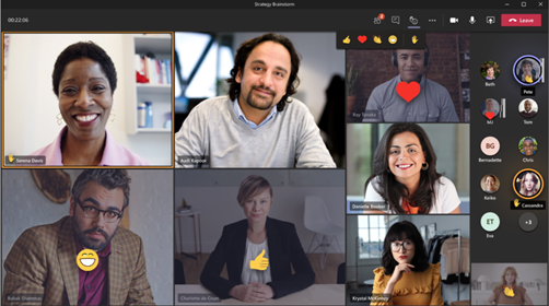 Now in public preview: Meeting Reactions - Microsoft Tech Community