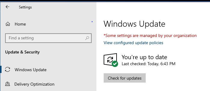 How to remove "Some settings are managed by your organization" on Windows  2019 DC - Microsoft Community Hub