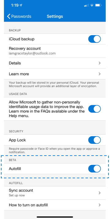 thumbnail image 3 of blog post titled 

							Securely manage and autofill passwords across all your mobile devices with Microsoft Authenticator

