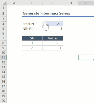 Generating Fibonacci as a dynamic array by @Viz