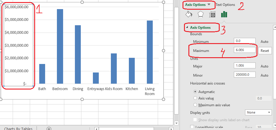 How to remove whitespace on chart between columns and data table -  Microsoft Tech Community