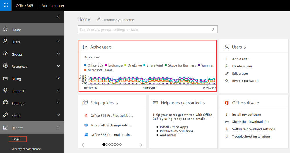 How to access the new reports