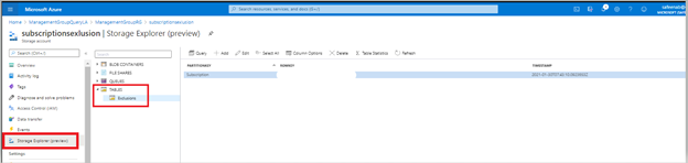 Image 3: Storage Explorer view