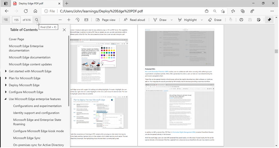 Roadmap for PDF reader in Microsoft Edge - Microsoft Community Hub