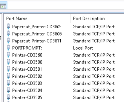 Need help changing Printer Port Name in Bulk - Microsoft Community Hub