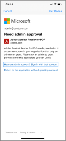 Adobe Acrobat Reader for PDF approval prompt