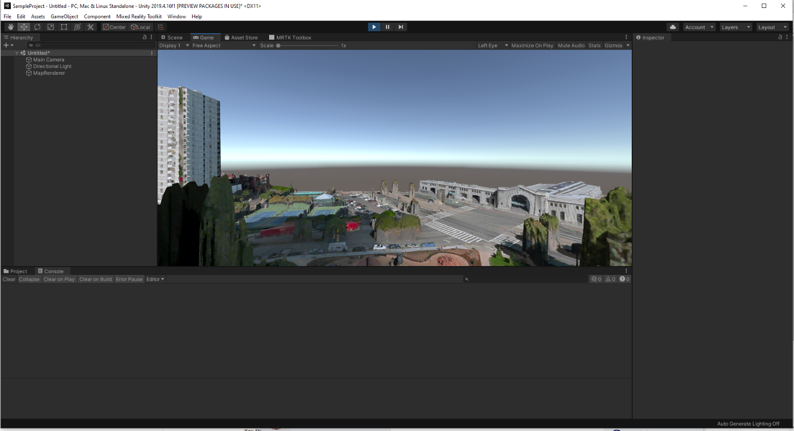 Building Your Own Flight Simulator: Exploring the Whole World in VR with  Bing 3D Maps, MRTK. and Unity