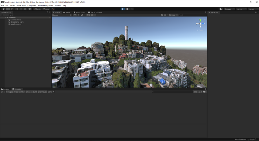 Building Your Own Flight Simulator: Exploring the Whole World in VR with  Bing 3D Maps, MRTK. and Unity