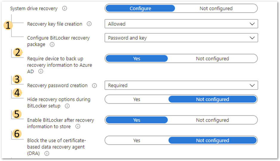 Using BitLocker recovery keys with Microsoft Endpoint Manager - Microsoft  Intune - Microsoft Community Hub