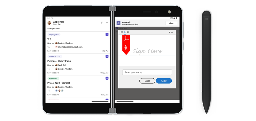 Now available: Approvals with electronic signature