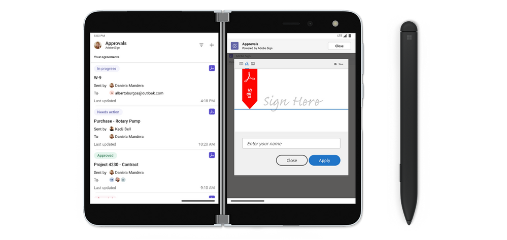 thumbnail image 1 of blog post titled Streamline requests with new approval features in Microsoft Teams 