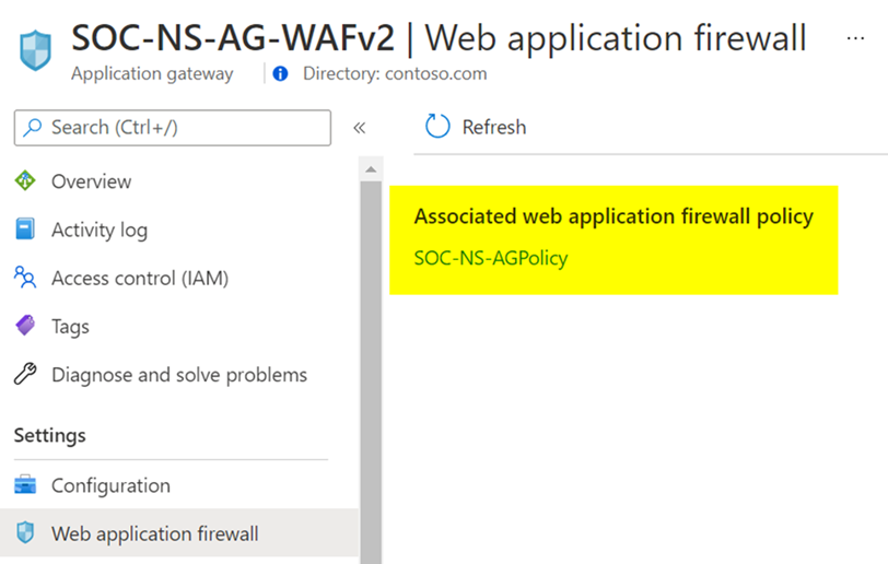 Configure bot protection for Azure Web Application Firewall (WAF