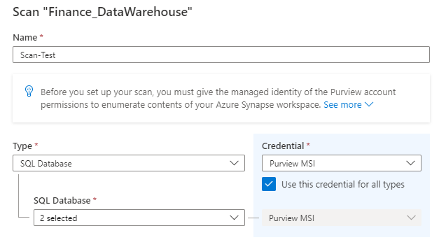 Better together: Register your Azure Synapse workspace in Azure Purview for  at scale governance - Microsoft Community Hub