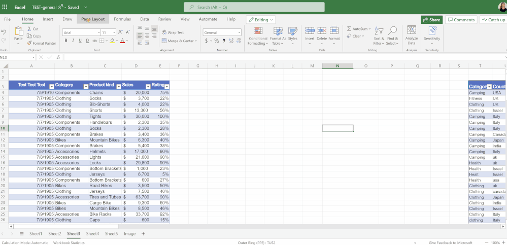 รูปขนาดย่อ 9 ของโพสต์ในบล็อกที่ชื่อว่า มีอะไรใหม่ใน Excel สำหรับเว็บ