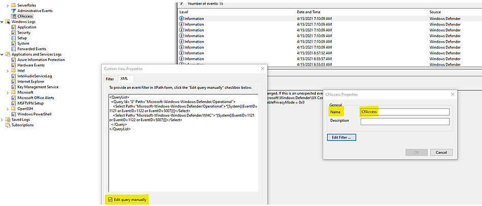 thumbnail image 7 of blog post titled 
	
	
	 
	
	
	
				
		
			
				
						
							WINDOWS DEFENDER CONTROLLED FOLDER ACCESS EVENTS
							
						
					
			
		
	
			
	
	
	
	
	
