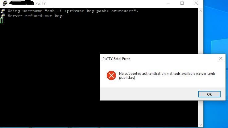 Unable to connect Linux VM through Putty - Microsoft Tech Community
