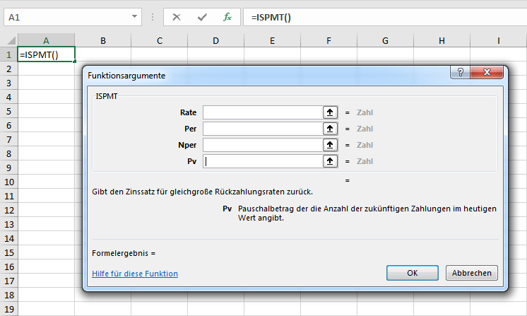Excel Function Arguments For Ispmt In German And Its Corresponding Online Help Article Microsoft Tech Community