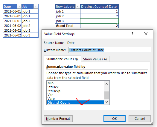 Count of Date in Pivot Table - Microsoft Community Hub