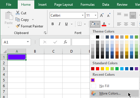 Identifying background color of a cell in Excel? - Microsoft Community Hub