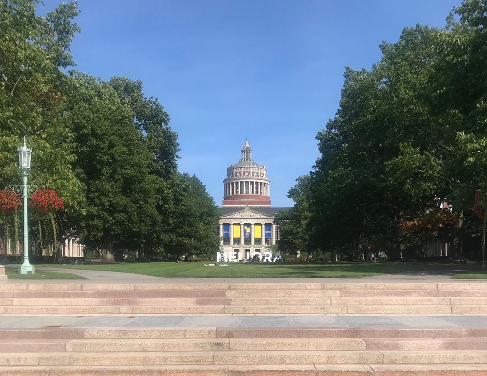 University of Rochester's River Campus in Fall 2019