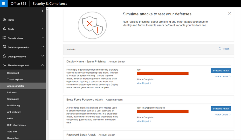 announcing-the-public-preview-of-attack-simulator-for-office-365-threat-intelligence-microsoft