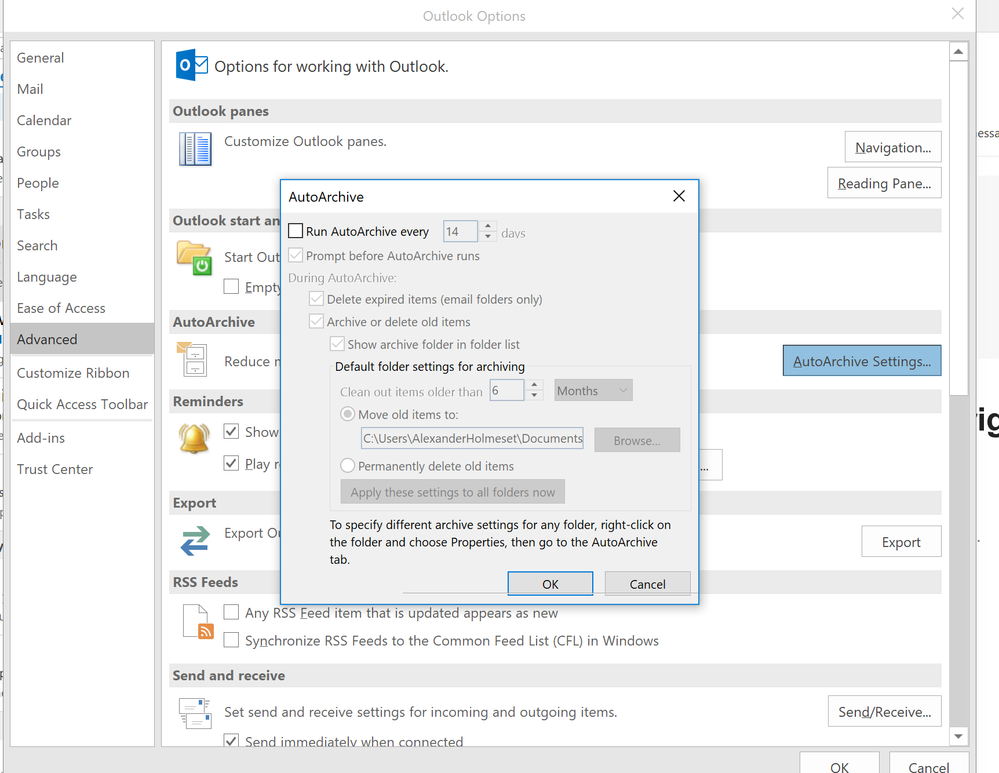 Change one click archive folder in Outlook/OWA - Microsoft Tech Community