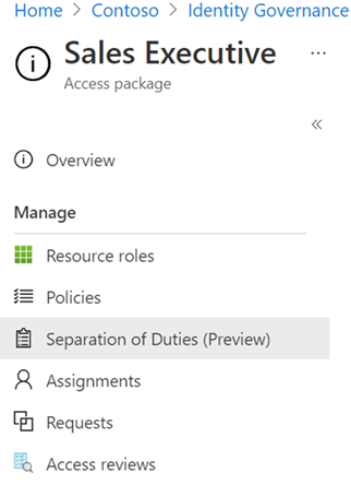 Separation of duties configuration in the Azure portal.png