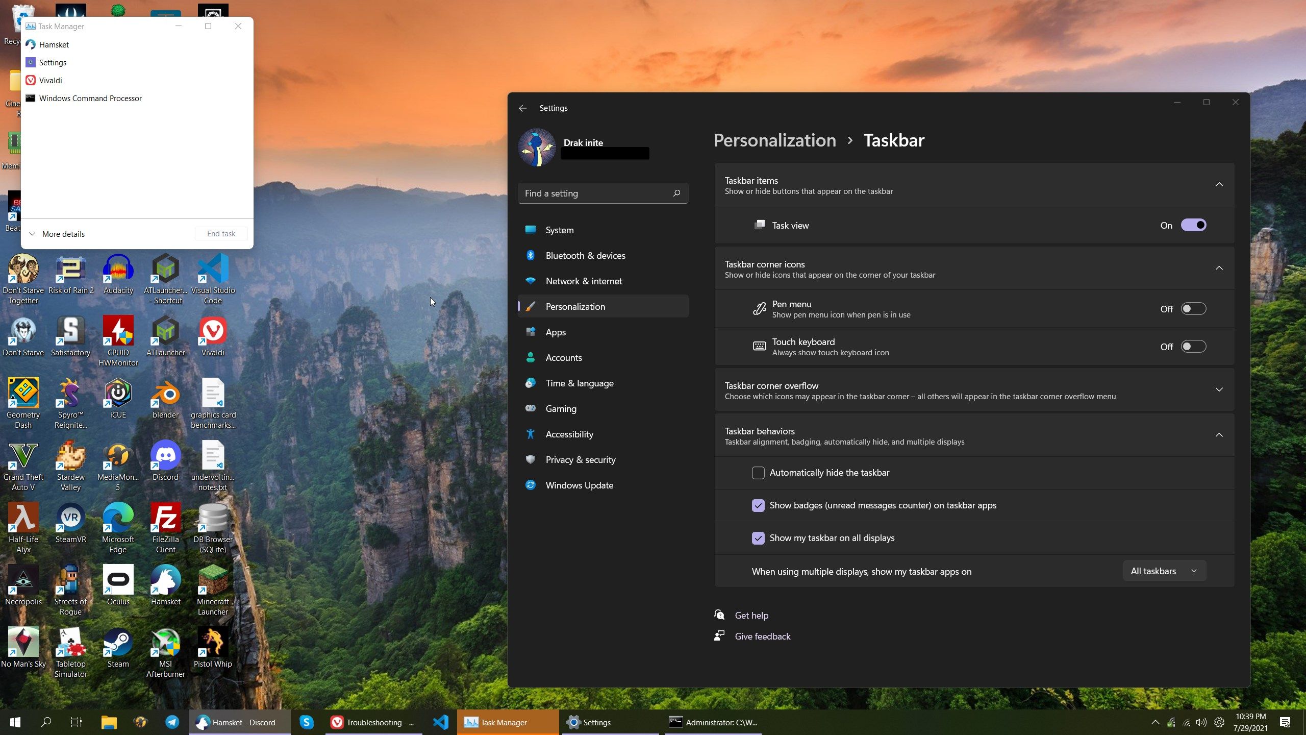Windows 11 taskbar issue - Microsoft Community Hub