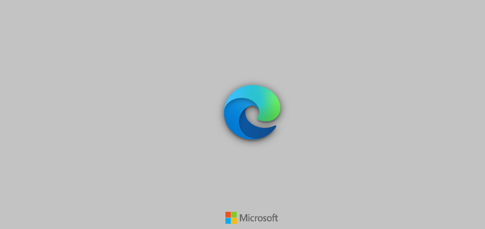 Splash Screen for Microsoft Edge set in Light Theme