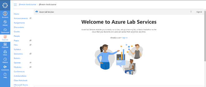 [SIGN UP] Provide feedback on Azure Lab Services integration with Canvas