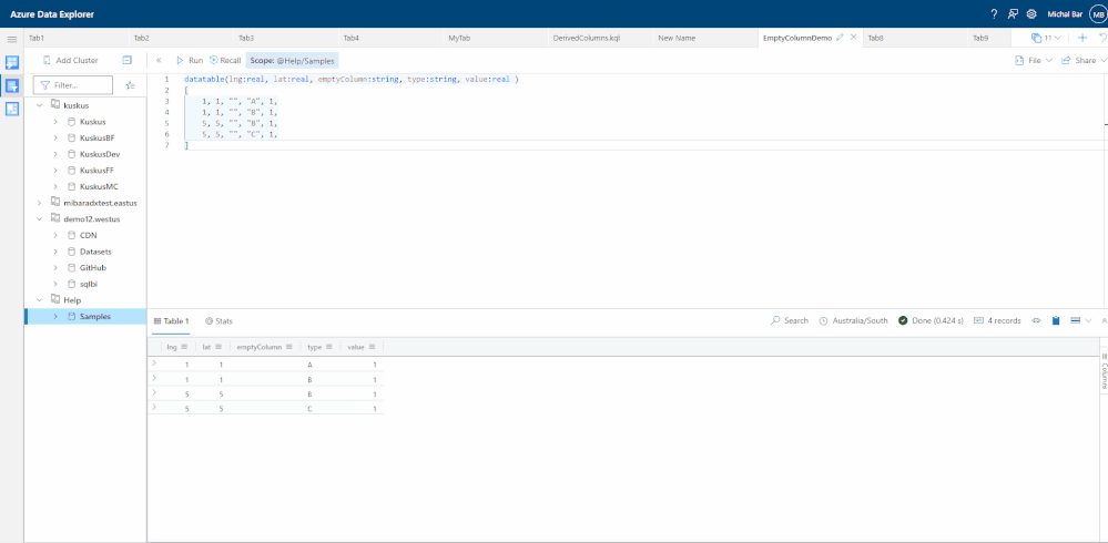 Enhanced experience for Query in ADX Web Explorer - Microsoft Community Hub
