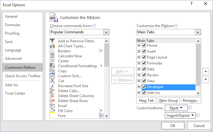 developer option - Microsoft Community Hub