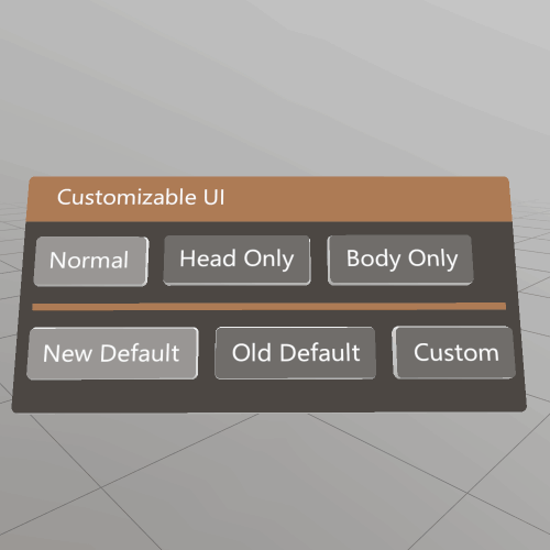 A small sample of some new changes you can make with the UI customization APIs.