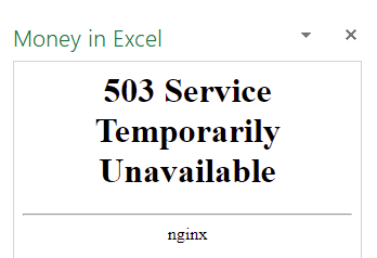 503 Service Temporarily Unavailable - Microsoft Community Hub