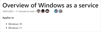 Example of how Windows documentation will show if it applies to Windows 11, Windows 10, or both