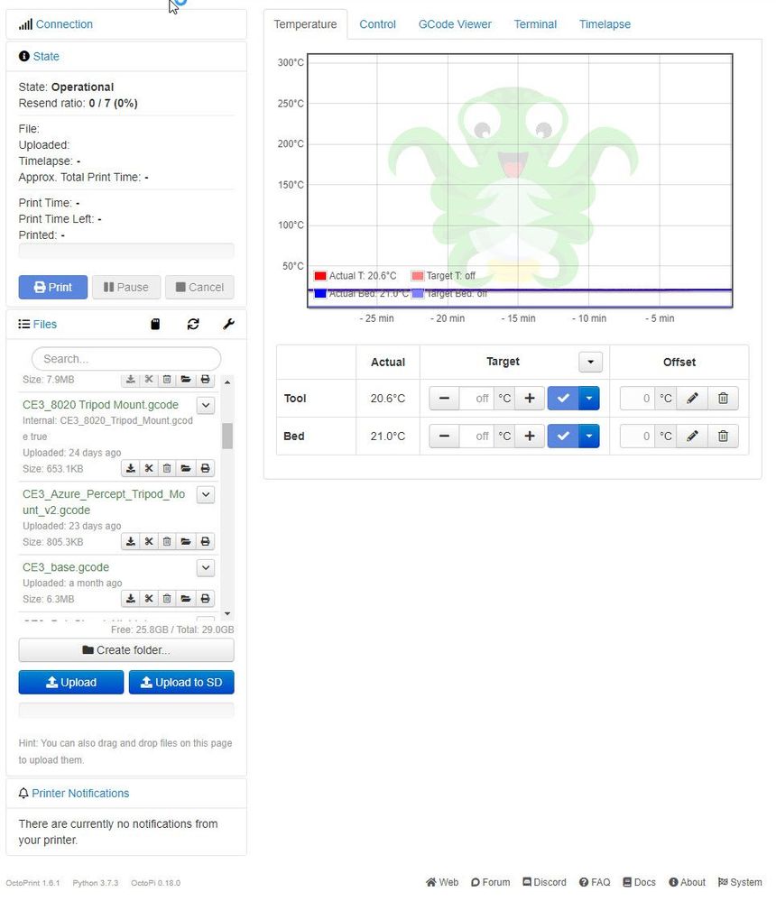 OctoPrint Server