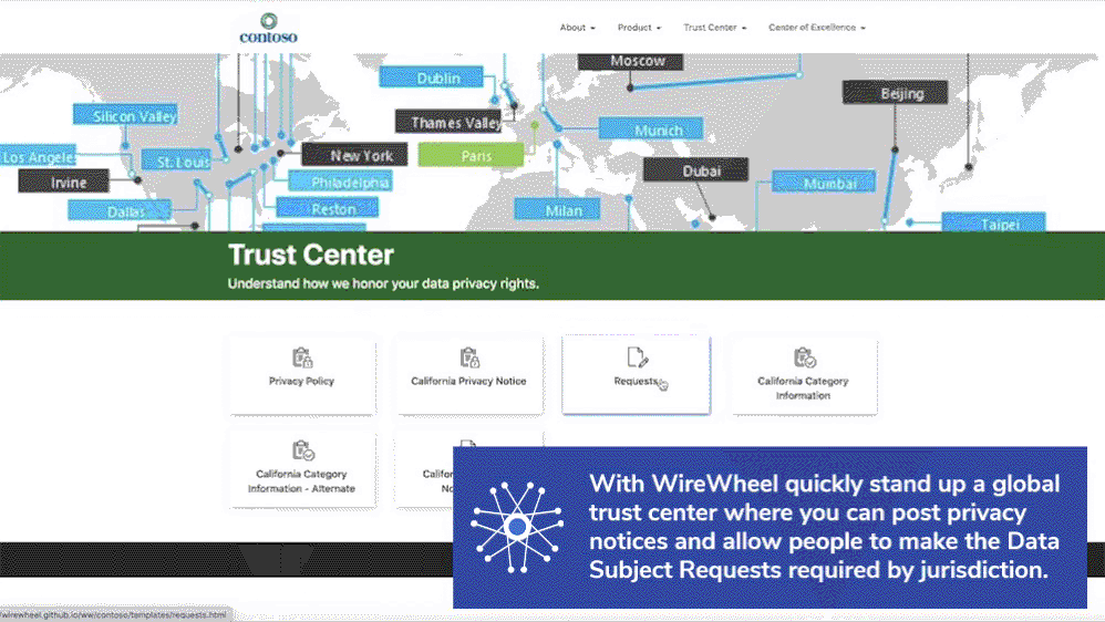 WireWheel integration with Microsoft 365 Privacy Management